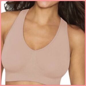 NWOT SPORTS BRA IN NUDE NATURAL Size L